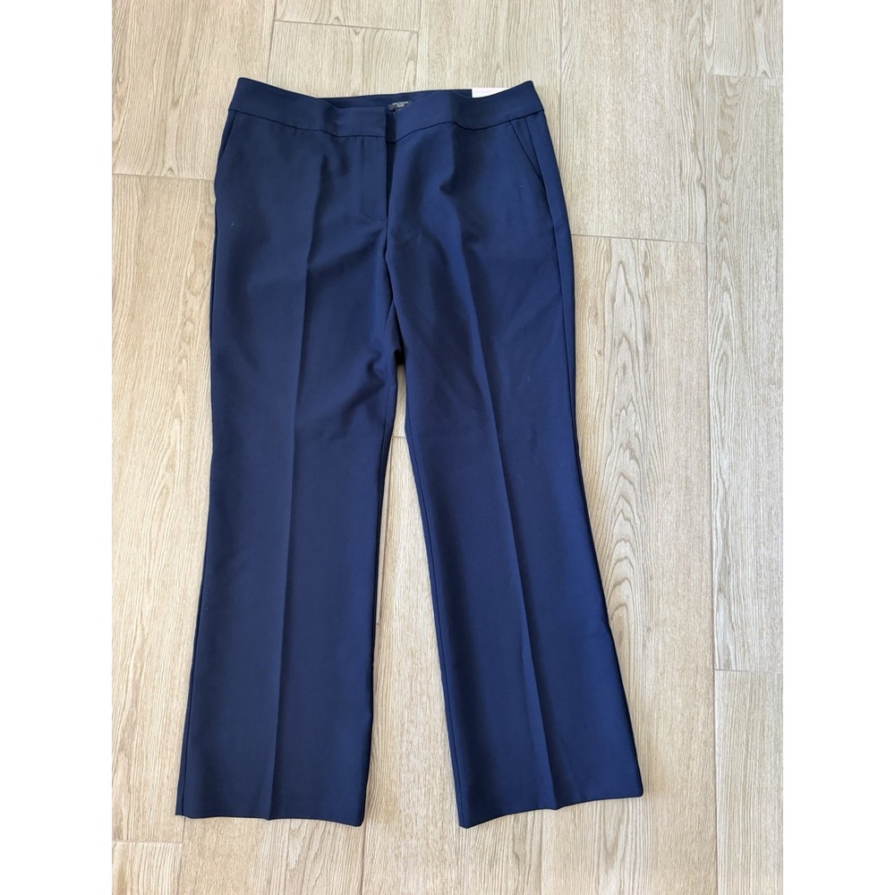 Navy Ann Taylor Loft Women's Dress Pants Size 14P Curvy
